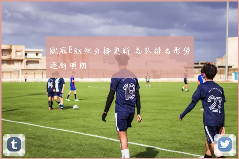 欧冠E组积分榜更新 各队排名形势逐渐明朗
