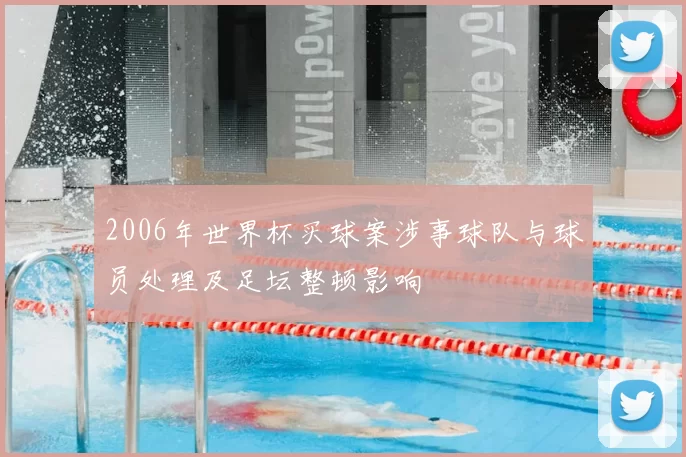 2006年世界杯买球案涉事球队与球员处理及足坛整顿影响